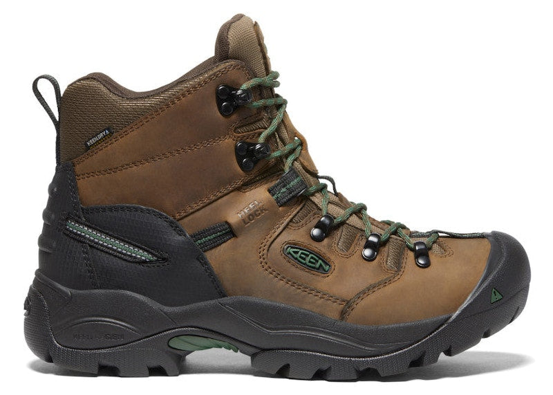 Keen Pittsburgh Energy 6" Waterproof Soft Toe Boot Cascade Brown Greener Pastures