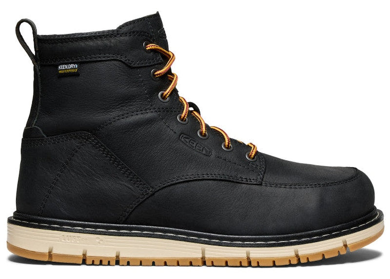 Keen San Jose 6" Waterproof Aluminum Toe Boot Black Gum