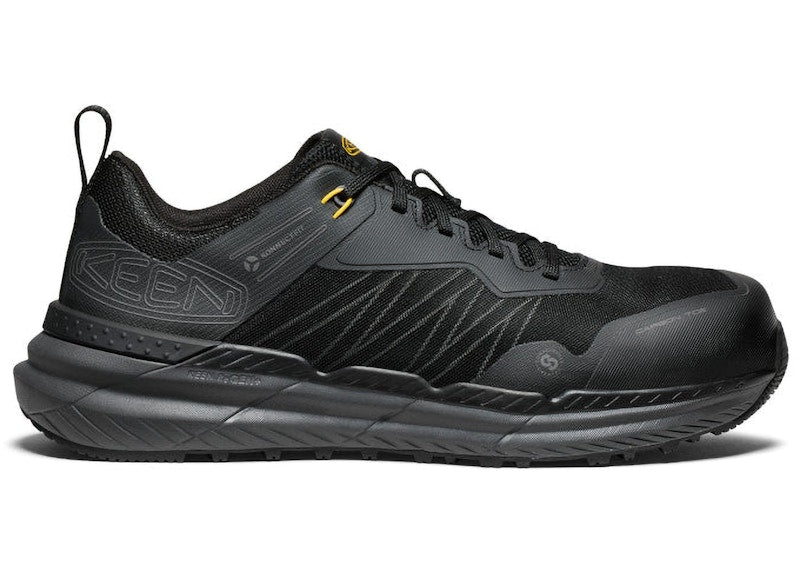 Keen Speedworks Carbon Toe Work Sneaker Black Steel Grey