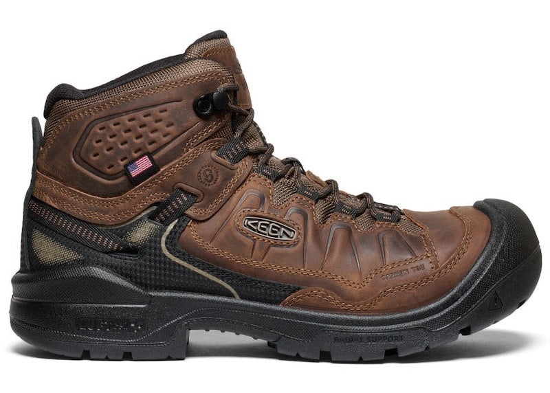 Keen Targhee IV Waterproof Carbon Toe Work Boot Dark Earth Black