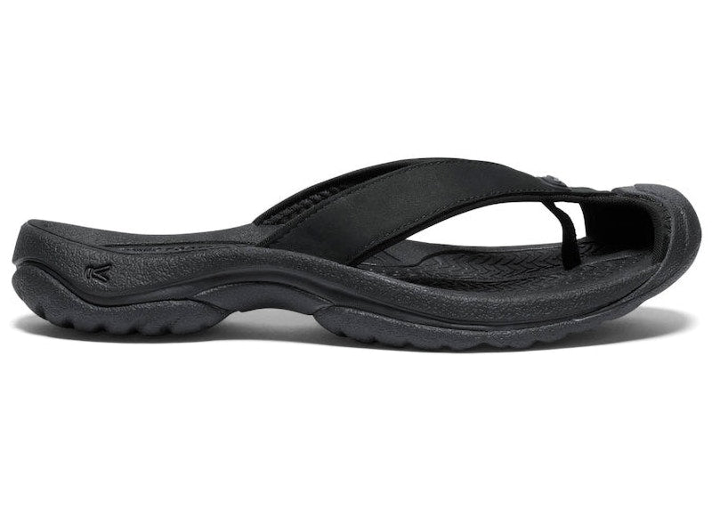 Keen Waimea Leather Flip Flop Black (Women's)