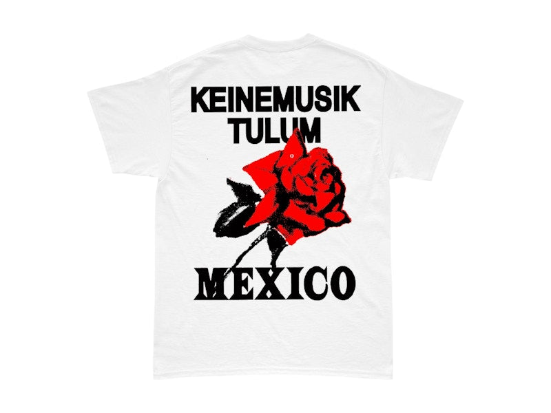 Keinemusik Tulum Rose T-shirt White