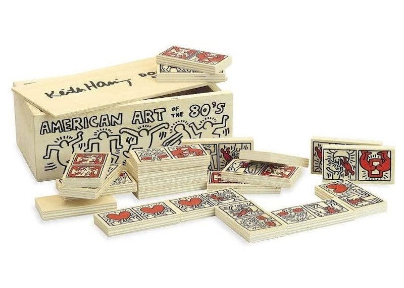 Keith Haring x Vilac American Art of the '80s Domino Set