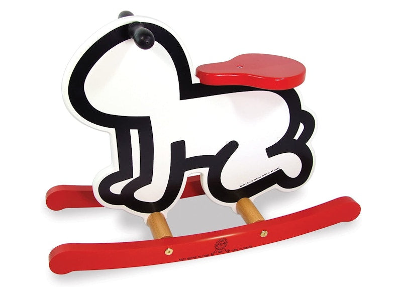 Keith Haring x Vilac Radiant Baby Rocking Horse