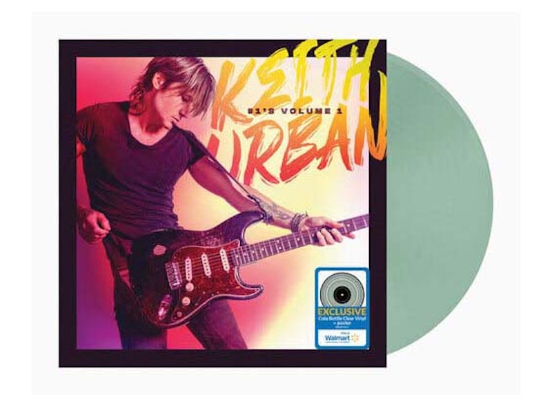 Keith Urban #1's Vol. 1 Walmart Exclusive LP Vinyl Coke Bottle Clear