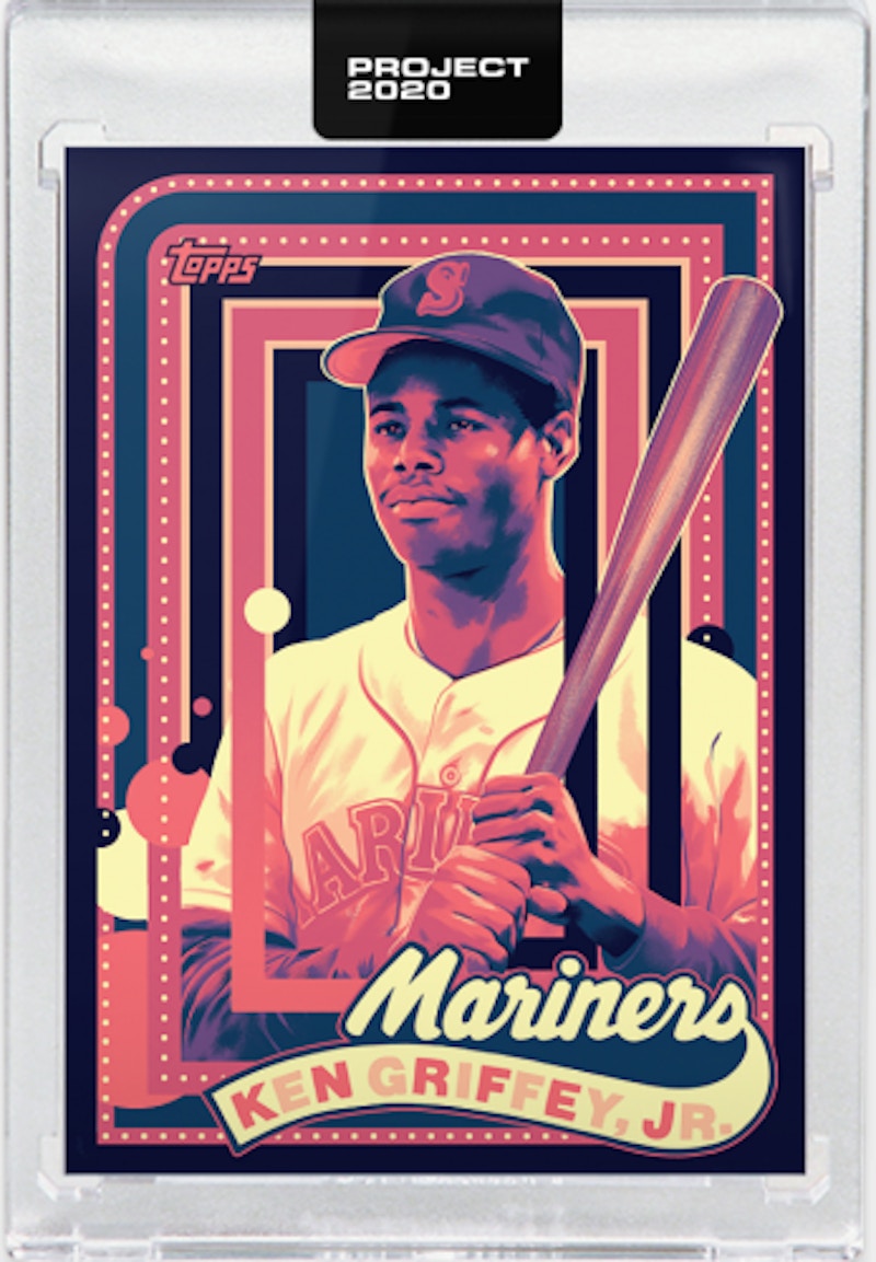 Ken Griffey Jr. 1989 Topps Project 2020 Matt Taylor Artist Proof /20 #53