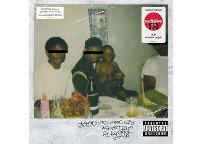 Kendrick Lamar Good Kid, M.A.A.d city 10th Anniversary Target Exclusive 2XLP Vinyl Opaque Apple Red
