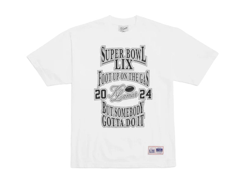 Kendrick Lamar x Willy Chavarria Foot Up On The Gas T-Shirt White