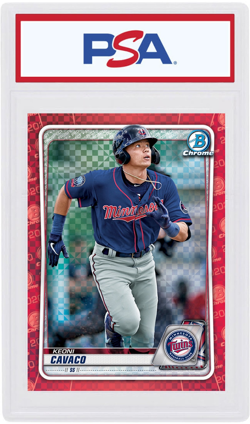 Keoni Cavaco 2020 Bowman Chrome X Red X-Fractor 1/1 #BCP-180