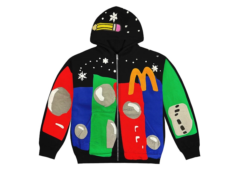 Kerwin Frost x McDonald's CPFM Uptown Moe Zip Hoodie Black