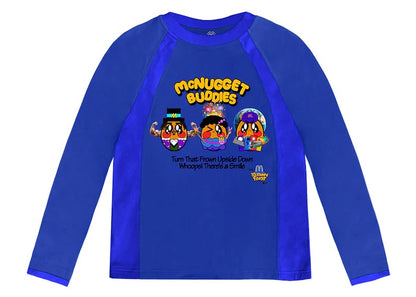 Kerwin Frost x McDonald's Mcnugget Buddies Paneled L/S Tee Blue
