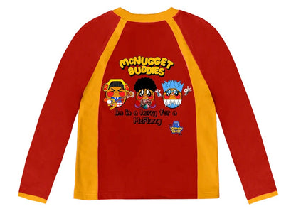 Kerwin Frost x McDonald's Mcnugget Buddies Paneled L/S Tee Red