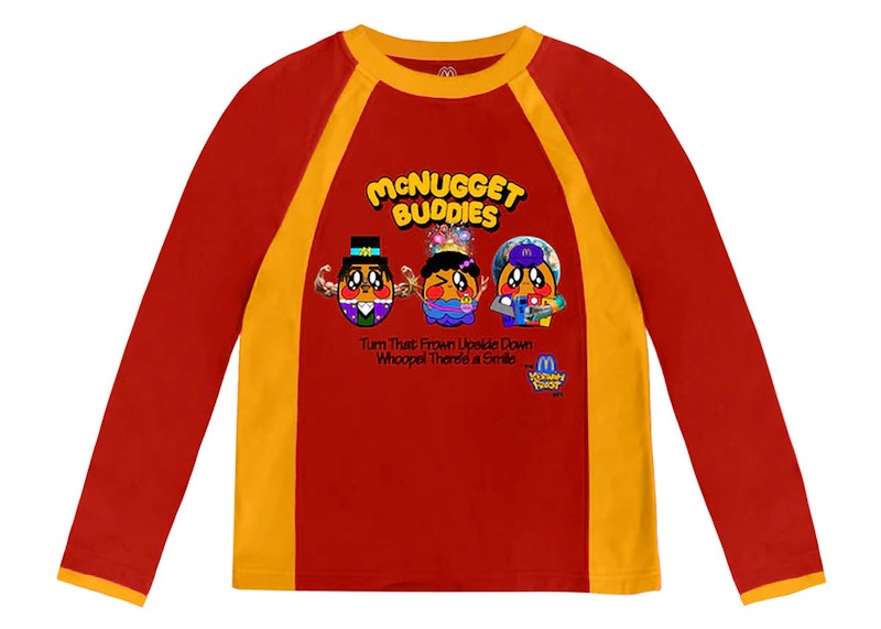 Kerwin Frost x McDonald's Mcnugget Buddies Paneled L/S Tee Red
