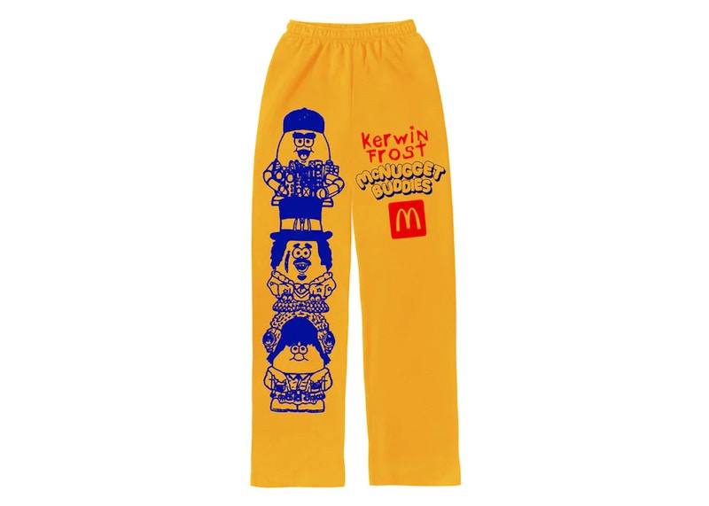 Kerwin Frost x McDonald's Mcnugget Buddies Wide Leg Sweatpants Gold