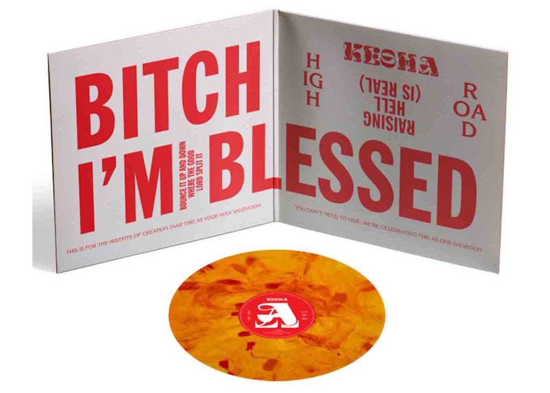 Kesha High Road LP Vinyl Orange