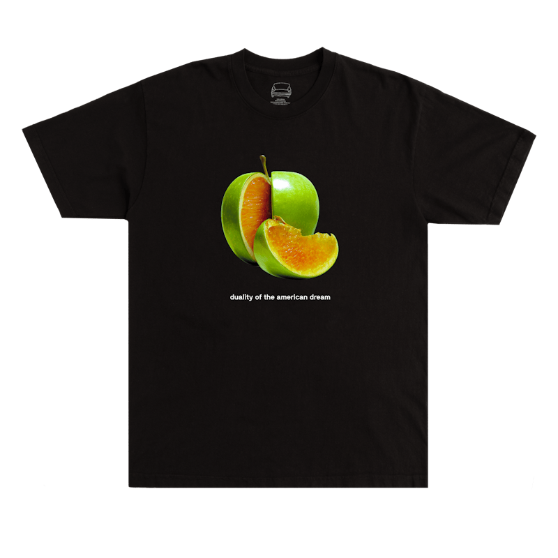 Kevin Abstract Duality Tee Black