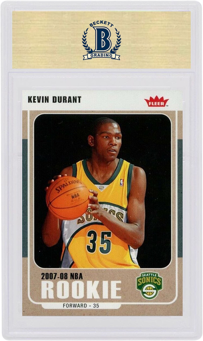 Kevin Durant 2007 Fleer Rookie #212 (PSA or BGS Graded)