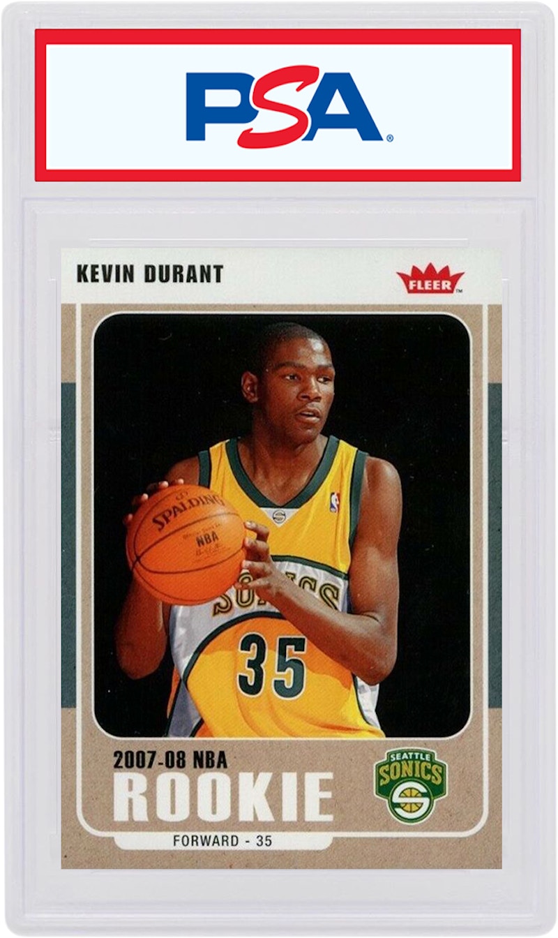 Kevin Durant 2007 Fleer Rookie #212 (PSA or BGS Graded)