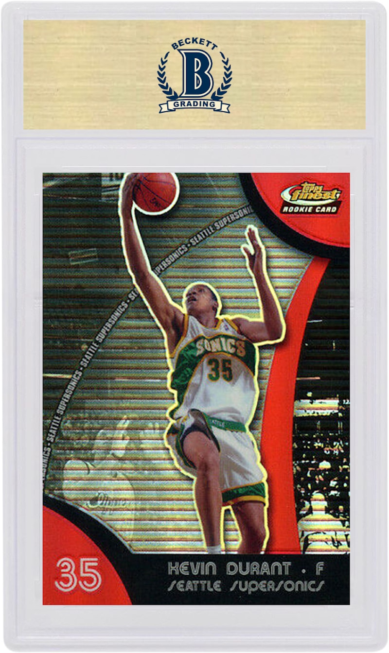 Kevin Durant 2007 Topps Finest Rookie Refractor #71 (PSA or BGS Graded)