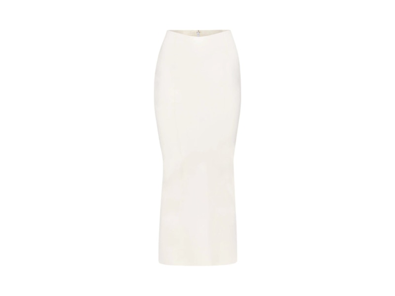 khy x Poster Girl Latex Maxi Skirt Bone
