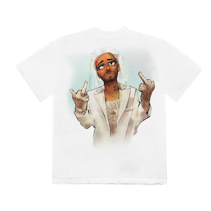 Kid Cudi BE YOURSELF, BE FREE BABY T-shirt White
