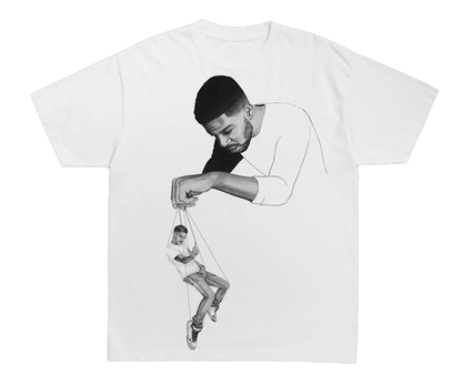 Kid Cudi C/O Virgil Abloh "Pulling Strings" T-shirt White