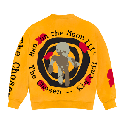 Kid Cudi CPFM For MOTM III Beautiful Trip Crewneck Yellow