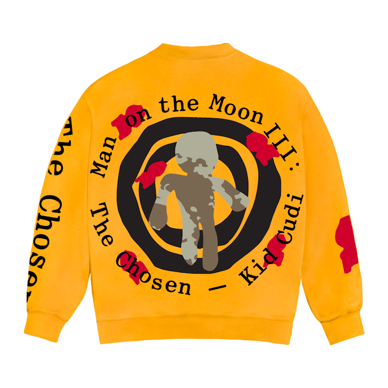 Kid Cudi CPFM For MOTM III Beautiful Trip Crewneck Yellow