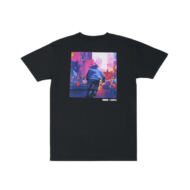 Kid Cudi Entergalactic X Staple Bike Chase T-shirt Black