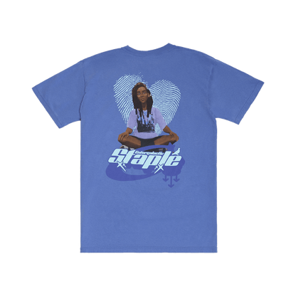 Kid Cudi Entergalactic X Staple Entergalactic Meadow T-shirt Blue