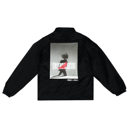 Kid Cudi Entergalactic X Staple Entergalactic Rager Coach Jacket Black
