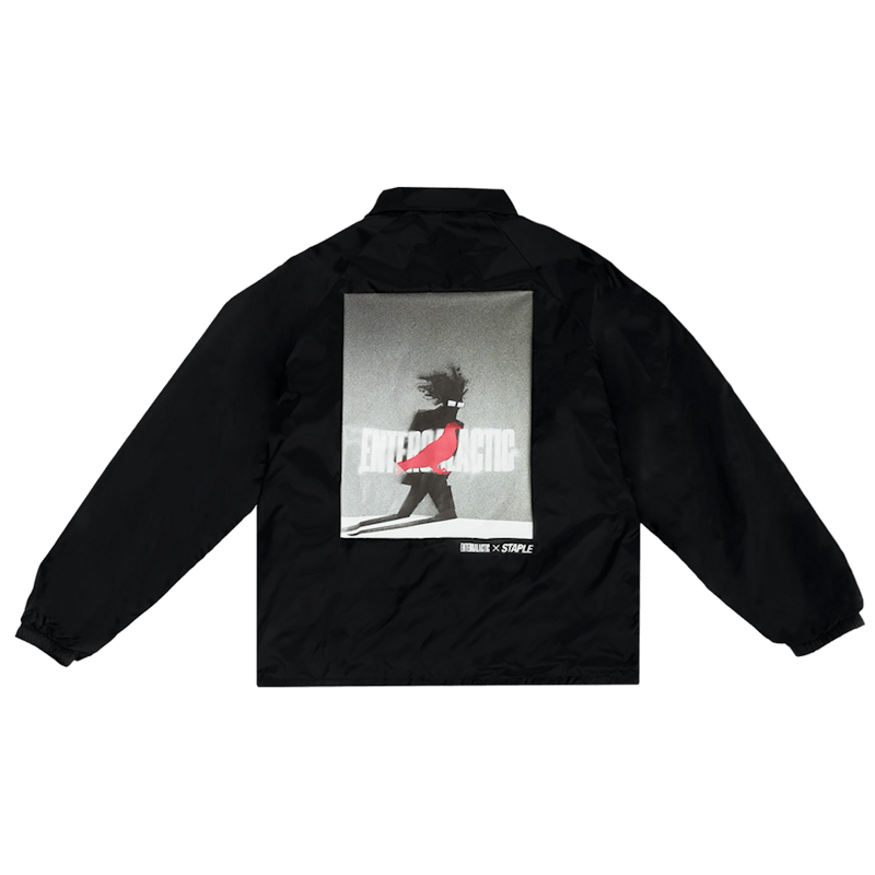 Kid Cudi Entergalactic X Staple Entergalactic Rager Coach Jacket Black