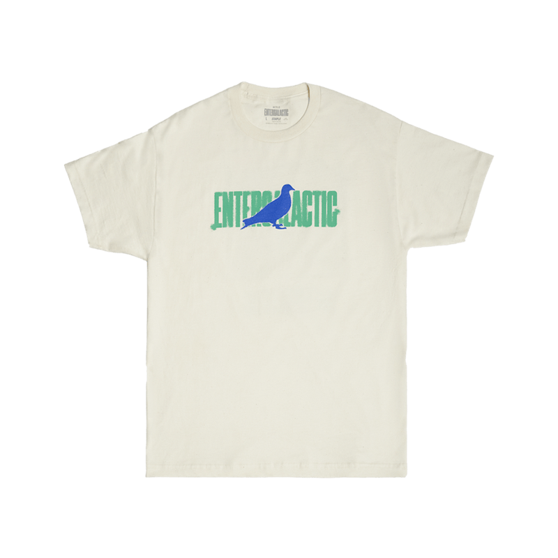 Kid Cudi Entergalactic X Staple Mr. Rager Pizza T-shirt Cream
