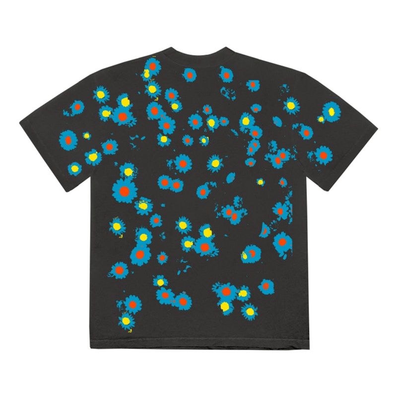 Kid Cudi Flower T-shirt Black