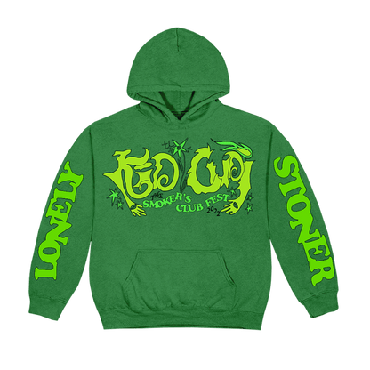 Kid Cudi Lonely Stoner Hoodie Green