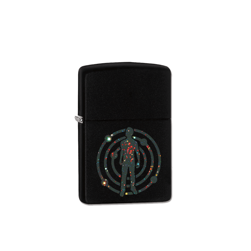 Kid Cudi Moon Man Zippo Black
