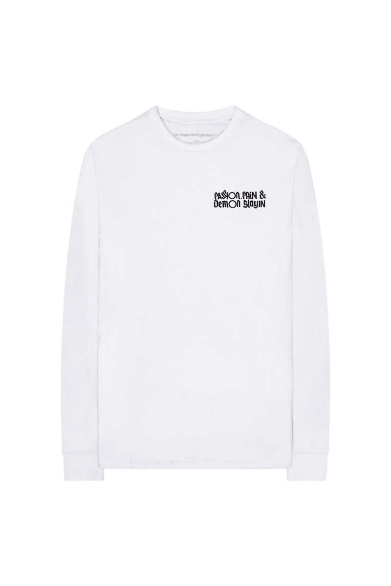 Kid Cudi x Virgil Abloh Mr. Rager III Longsleeve White