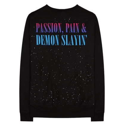 Kid Cudi Photo Galaxy Crewneck Sweatshirt Black