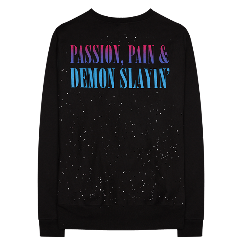Kid Cudi Photo Galaxy Crewneck Sweatshirt Black