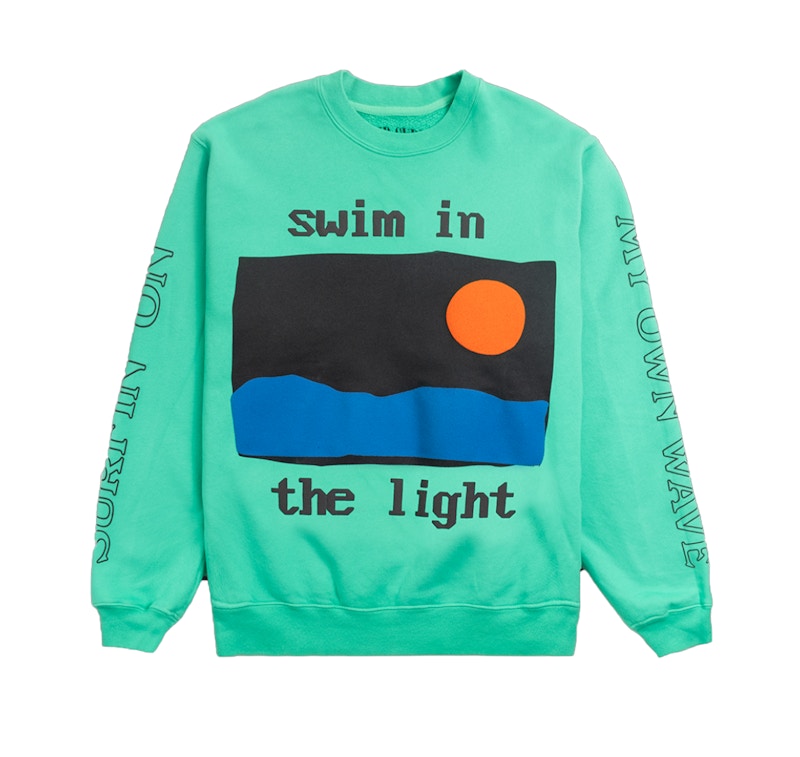Kid Cudi Rolling Loud Swim In The Light Crewneck Teal