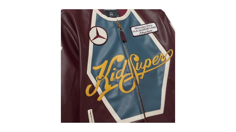 KidSuper x Mercedes Benz Racer Jacket Burgundy