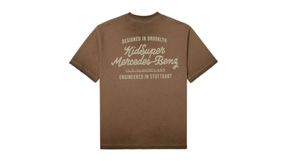KidSuper x Mercedes Benz Washed Tee Washed Brown