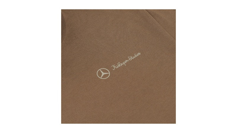 KidSuper x Mercedes Benz Washed Tee Washed Brown