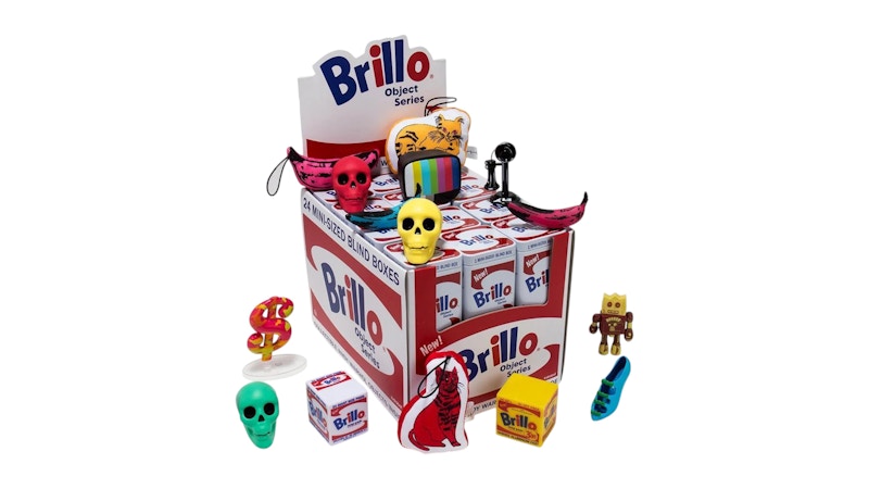Kidrobot Andy Warhol Brillo Box Art Object Figures Casepack (24 Blind Boxes)
