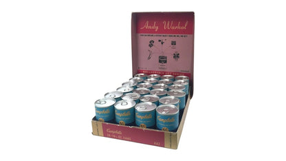Kidrobot Andy Warhol Campbell's Soup Can Mystery Warhol Art Figure Series Casepack (24 Blind Boxes)