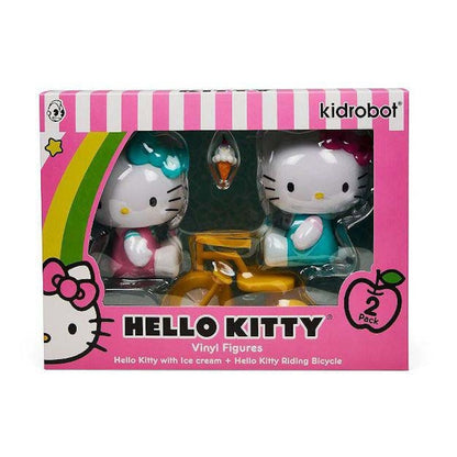 Kidrobot Hello Kitty Tricycle and Ice Cream Figure 2-Pack