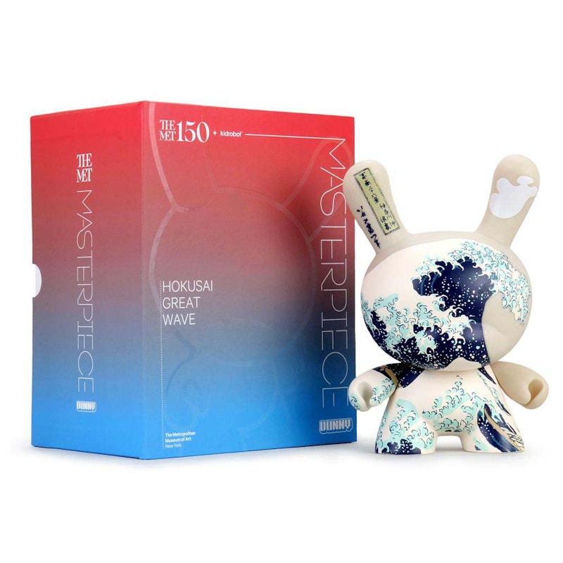 Kidrobot The Met 8" Masterpiece Dunny - Hokusai Great Wave Vinyl Figure