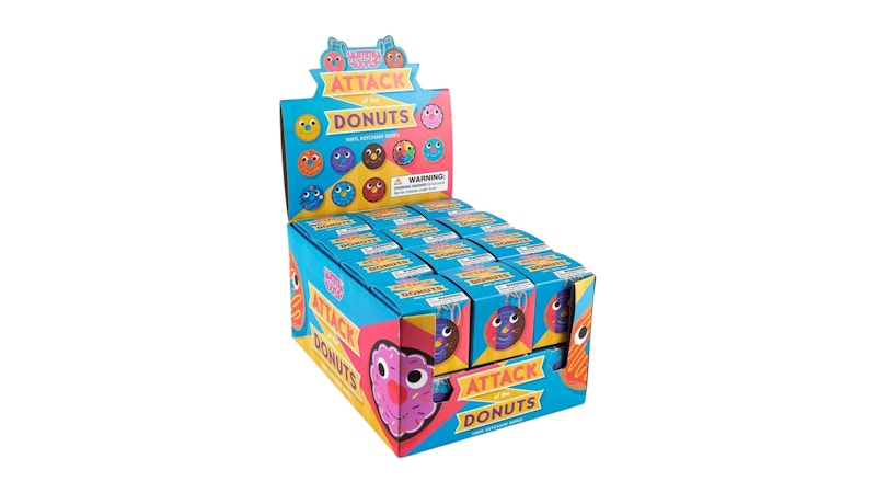 Kidrobot Yummy World Attack of the Donuts Keychain Series Casepack (24 Blind Boxes)