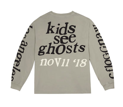 Kids See Ghosts 11/11 Long Sleeve Tee Vapor