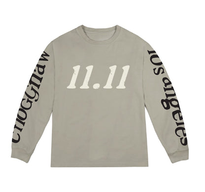 Kids See Ghosts 11/11 Long Sleeve Tee Vapor